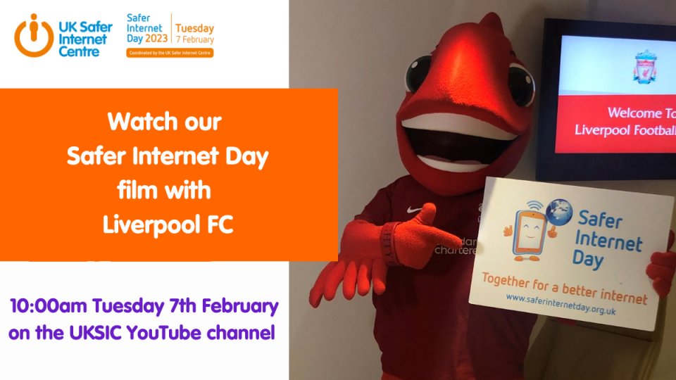 Liverpool FC Join UKSIC for Safer Internet Day Film